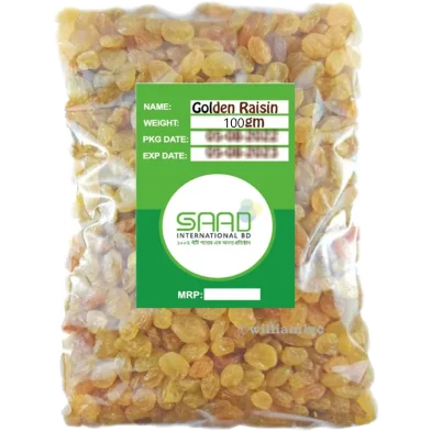 Kismis Golden Raisin Kismis (Seedless) - 100g: null | Rokomari.com - Rokomari product